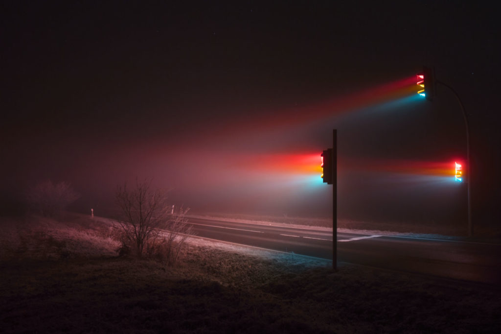 Traffic Lights : cuando el arte aparece a la medianoche en la carretera