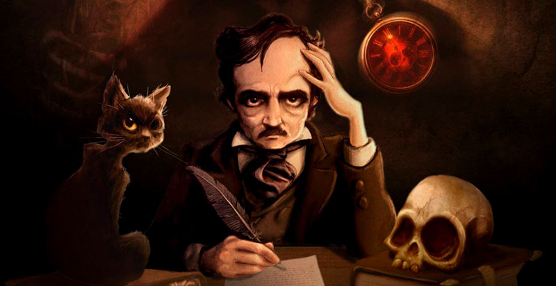 Produce Problema compañerismo Un cuervo, un gato negro, un corazón delator y un encuentro con el  tenebroso escritor Edgar Allan Poe - PICNIC