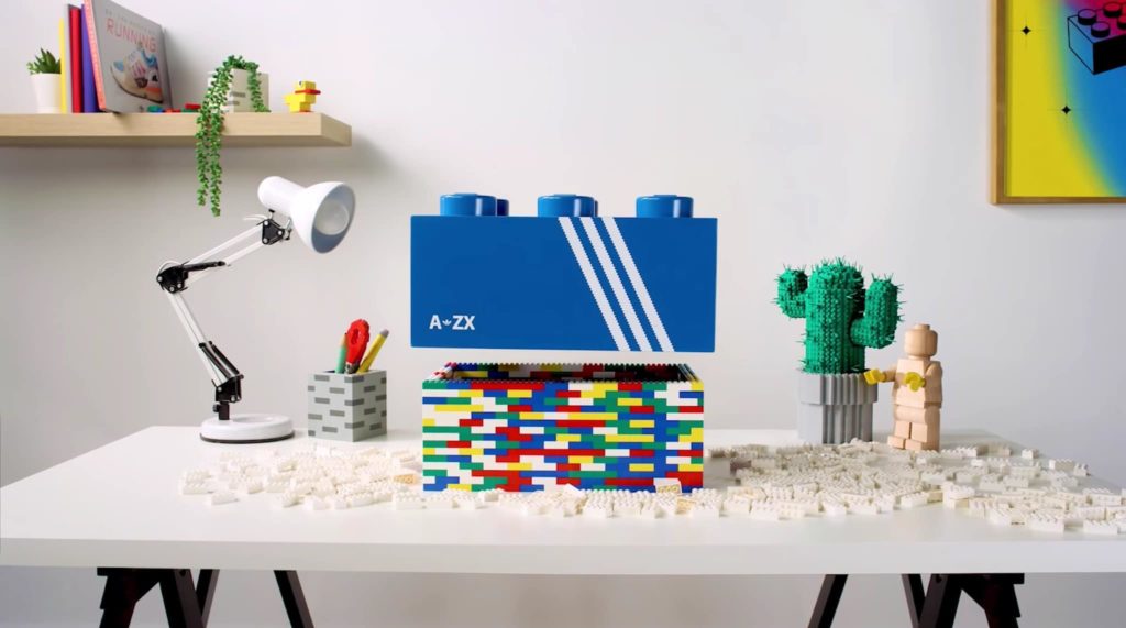 Lego y Adidas se unen en una colaboración de tenis para la colección ZX